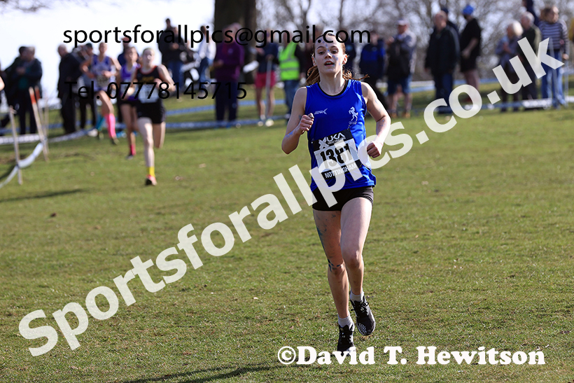 Girls under-13s 2025 UK CAU Inter Counties Cross Country Champs., Wollaton Park, Nottingham. Photo: David T. Hewitson/Sports for All Pics